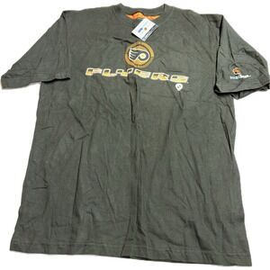 Dead Stock Vintage Philadelphia Flyers NHL Hockey Rules Tshirt Size Large Y2K